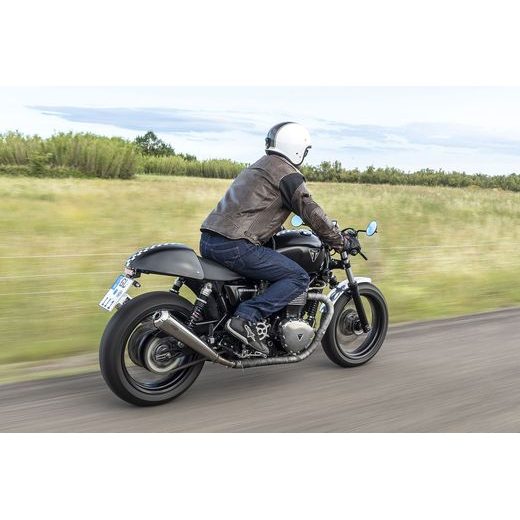 KOŽENÁ AIRBAGOVÁ BUNDA HELITE ROADSTER HNĚDÁ