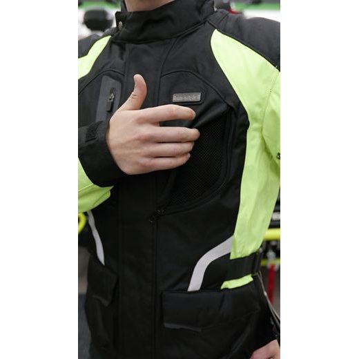 BUNDA NA MOTORKU NERVE SPARK BLACK/NEON