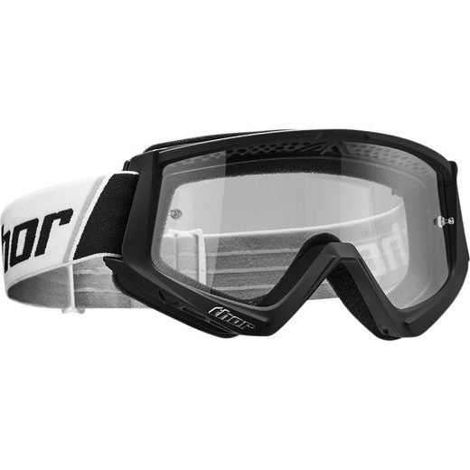 THOR 2019 COMBAT BLACK/WHITE GOGGLE - VÝPRODEJ