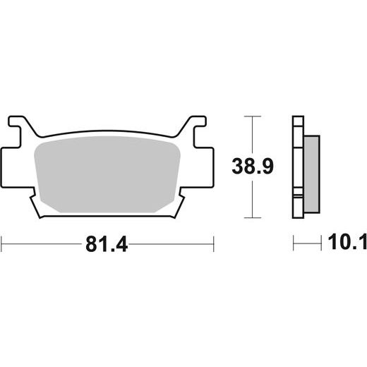 BRZDOVÉ DESTIČKY BREMBO 07HO58SD