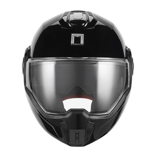 PŘEKLOPNÁ HELMA NA MOTORKU NOX PREMIUM SPINNER ČERNÁ LESKLÁ