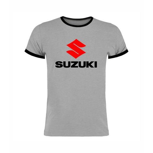 PÁNSKÉ TRIKO S MOTIVEM SUZUKI 3 - ŠEDÉ