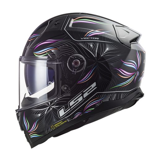 LS2 FF811 VECTOR II TROPICAL BLACK WHITE-06