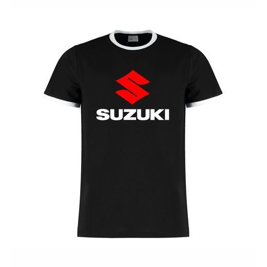 PÁNSKÉ TRIKO S MOTIVEM SUZUKI 3 - ČERNÉ