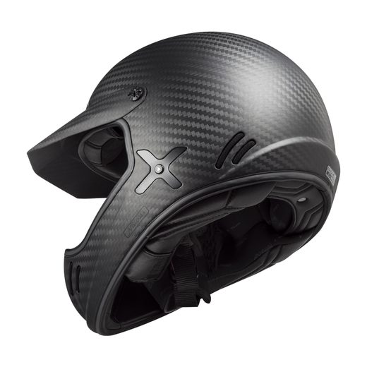 LS2 MX471 XTRA SINGLE MONO MATT CARBON