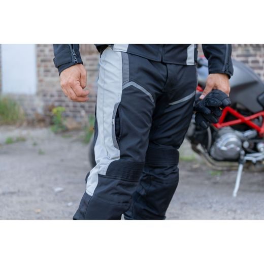 PÁNSKÉ TEXTILNÍ MOTO KALHOTY SPARK MAVERICK - ŠEDÉ