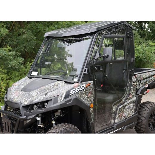 KABINA BEZ STŘECHY VČETNĚ TOPENÍ PRO LINHAI UTV 550 T-BOSS EPS (MOŽNÉ POUŽÍT ORIGINÁL STŘECHU)