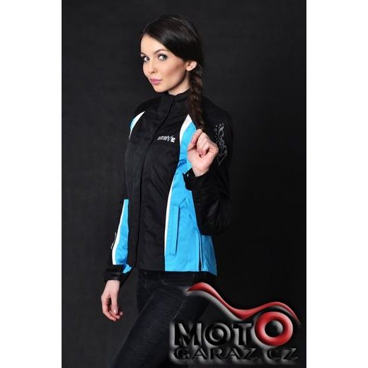 DÁMSKÁ BUNDA NA MOTORKU NERVE UNIQUE STAR BLUE