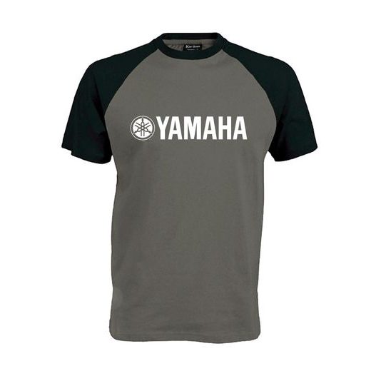 PÁNSKÉ TRIKO S MOTIVEM YAMAHA 1 - ČERNO/ŠEDÉ