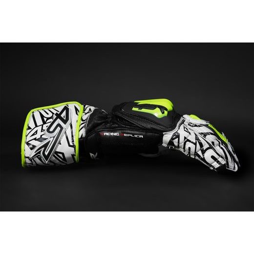 ZÁVODNÍ RUKAVICE NA MOTORKU 4SR RR ARAMID CORE WHITE