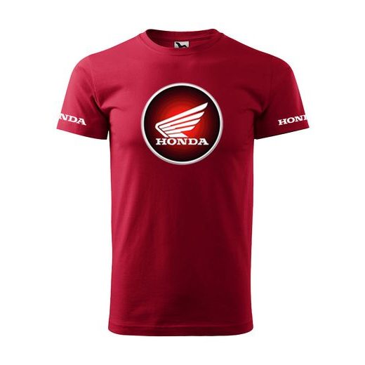 PÁNSKÉ TRIKO S MOTIVEM HONDA 5 - ČERVENÉ