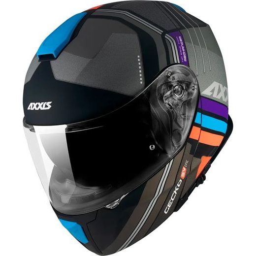 VÝKLOPNÁ HELMA AXXIS GECKO SV EPIC MATNÁ ČERNÁ