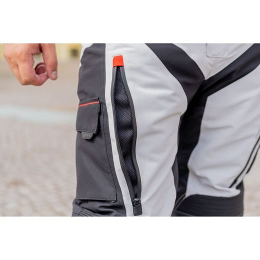 PÁNSKÉ TEXTILNÍ MOTO KALHOTY SPARK NEVADA - ŠEDÉ