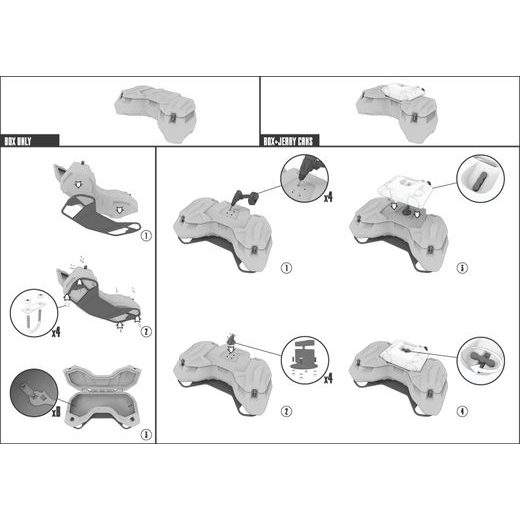 ZADNÍ BOX PRO ČTYŘKOLKU TESSERACT CAN AM OUTLANDER 450/570