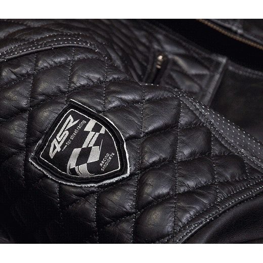 KOŽENÁ BUNDA NA MOTORKU 4SR SCRAMBLER PETROLEUM