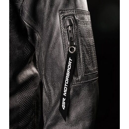 KOŽENÁ BUNDA NA MOTORKU 4SR HOODIE JACKET