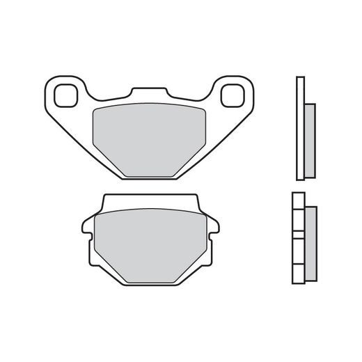 BRZDOVÉ DESTIČKY BREMBO 07KS04TT