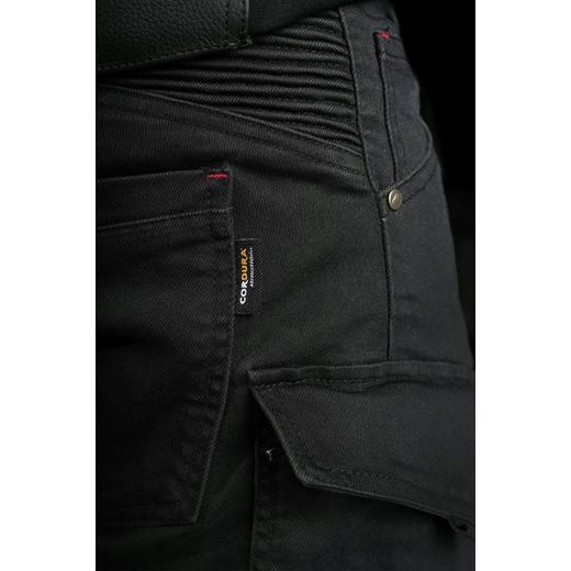 CESTOVNĚ-SPORTOVNÍ JEANSY 4SR TOURISMO BLACK