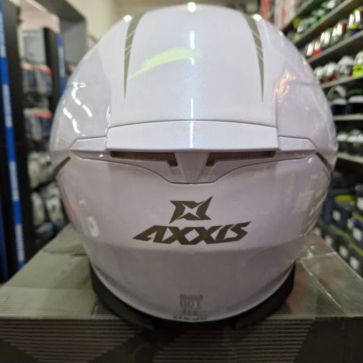 INTEGRÁLNÍ HELMA AXXIS EAGLE SV LESKLÁ BÍLÁ