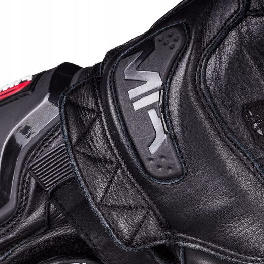 WOLF RAIDEN BLACK KOŽENÉ SPORTOVNÍ RUKAVICE NA MOTORKU
