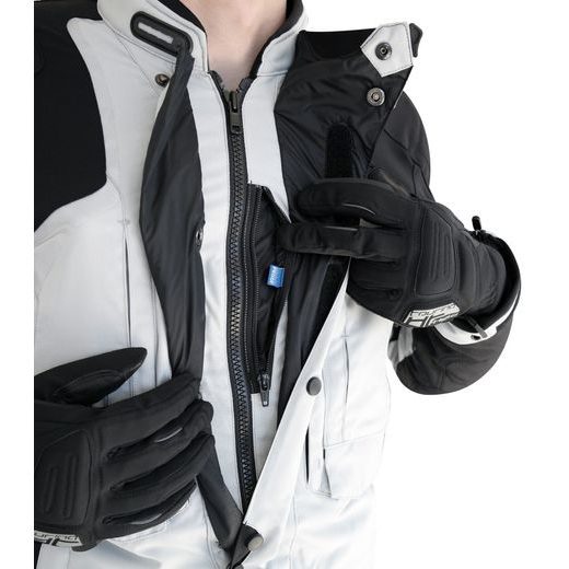 TEXTILNÍ AIRBAGOVÁ BUNDA HELITE TOURING ŠEDÁ