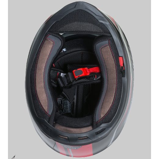 INTEGRÁLNÍ HELMA NERVE NH6008 GLOSS BLACK/BLUE + PINLOCK