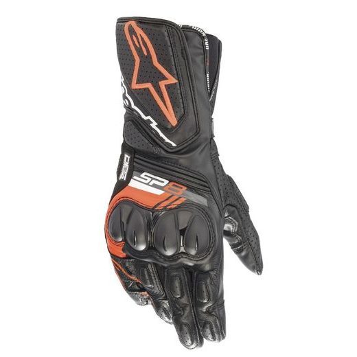 RUKAVICE SP-8, ALPINESTARS (ČERNÁ/ČERVENÁ FLUO) 2024