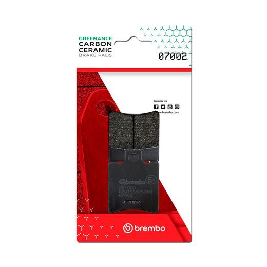 BRZDOVÉ DESTIČKY BREMBO 07002 BRZDOVÉ DESTIČKY PRO SKÚTRY CC