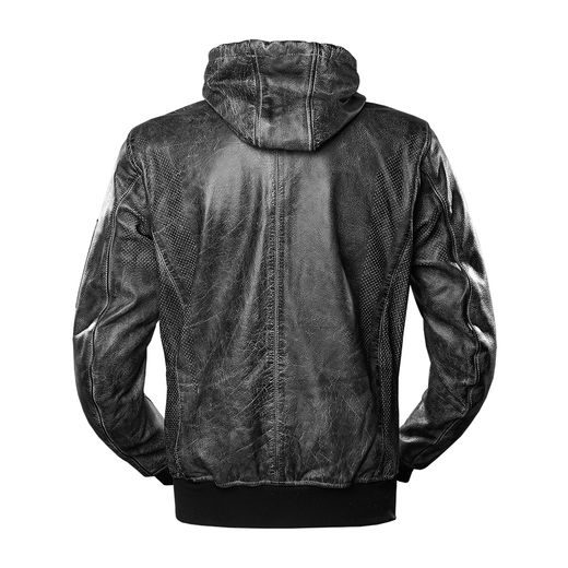 KOŽENÁ BUNDA NA MOTORKU 4SR HOODIE JACKET