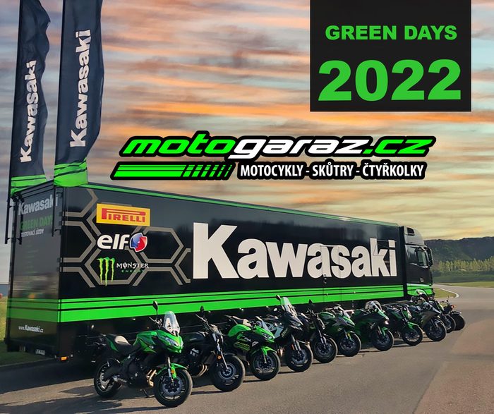 Kawasaki Green Days 15.5. 2022 Motogaráž Český Těšín