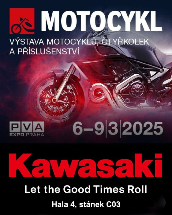 Kawasaki - MOTOCYKL PRAHA 2025