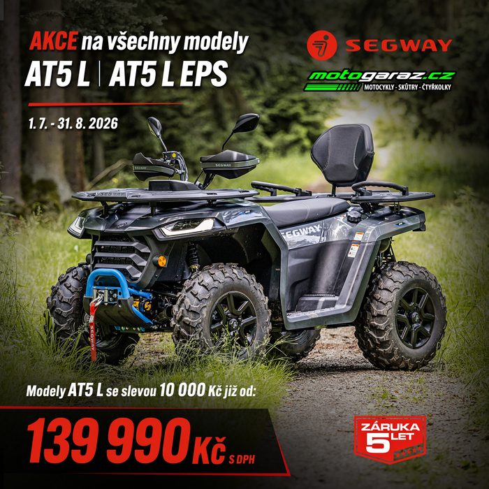 AKCE! Čtyřkolky Segway AT5 L se slevou -10.000 Kč