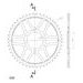 ŘETĚZOVÁ ROZETA SUPERSPROX RFE-816:48-BLK ČERNÝ 48 ZUBŮ, 530 - ŘETĚZOVÉ ROZETY SUPERSPROX - OCELOVÉ - PRO MOTORKU