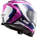 LS2 FF800 STORM TECHY GLOSS WHITE PINK - INTEGRÁLNÍ MOTO PŘILBY - PRO MOTORKÁŘE