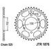 ŘETĚZOVÁ ROZETA JT JTR 1876-46 46 ZUBŮ, 525 - ŘETĚZOVÉ ROZETY JT - OCELOVÉ - PRO MOTORKU