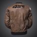 KOŽENÁ BUNDA NA MOTORKU 4SR BOMBER BROWN PATINA