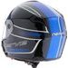 INTEGRÁLNÍ HELMA NERVE NH6008 GLOSS BLACK/BLUE + PINLOCK