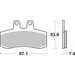 BRZDOVÉ DESTIČKY BREMBO 07GR2106 CC ROAD