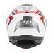 VÝKLOPNÁ HELMA NOX N968 SHIIFT BÍLÁ-ČERVENÁ