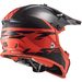 LS2 MX437 FAST EVO ROAR MATT BLACK RED - MOTOKROSOVÉ MOTO PŘILBY - PRO MOTORKÁŘE