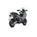 KONCOVKA VÝFUKU MIVV OVAL SY.004.KVC ČERNÝ S UHLÍKOVOU KONCOVKOU