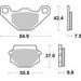 BRZDOVÉ DESTIČKY BREMBO 07YA54CC CC ROAD
