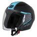 OTEVŘENÁ HELMA NA MOTORKU SE SLUNEČNÍ CLONOU SPEEDS CITY III ČERNO/MODRÁ MATNÁ