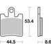 BRZDOVÉ DESTIČKY BREMBO 07YA09SA