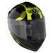 PŘILBA YOHE 938 DOUBLE VISOR ČERNÁ/FLUO - VÝKLOPNÉ MOTO PŘILBY - PRO MOTORKÁŘE