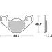 BRZDOVÉ DESTIČKY BREMBO 07PO13SD