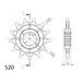 ŘETĚZOVÉ KOLEČKO SUPERSPROX CST-715:12 12 ZUBŮ, 520 - ŘETĚZOVÁ KOLEČKA SUPERSPROX - PRO MOTORKU