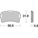 BRZDOVÉ DESTIČKY BREMBO 07GR84CC CC ROAD