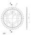 ŘETĚZOVÁ SADA D.I.D CHAIN - ZLATÝ ŘETĚZ 520 ZVM-X, X-KROUŽEK, KOLEČKO JT POGUMOVANÉ, ROZETA SUPERSPROX PRO KAWASAKI GPZ 550 1984-1991