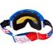 FOX MAIN SKEW GOGGLE - SPARK - OS, WHITE/RED/BLUE MX22 - MX ENDURO CROSS BRÝLE - PRO MOTORKÁŘE